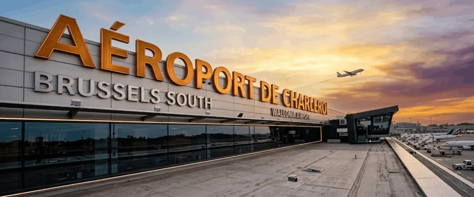 Navette aéroport Charleroi BSCA — Fonsecase Brabant Wallon