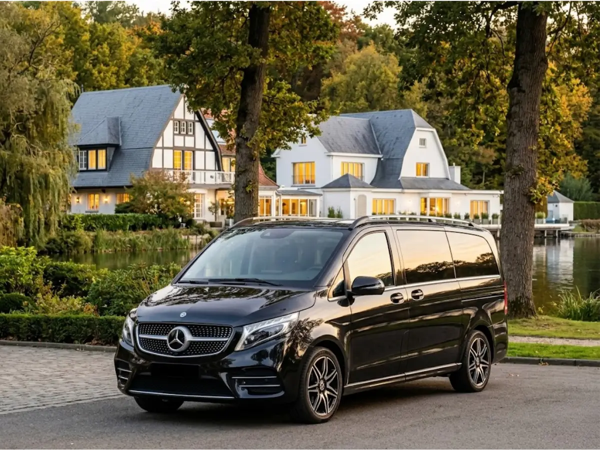 Mercedes Classe V Château du Lac Genval — service VIP mariages